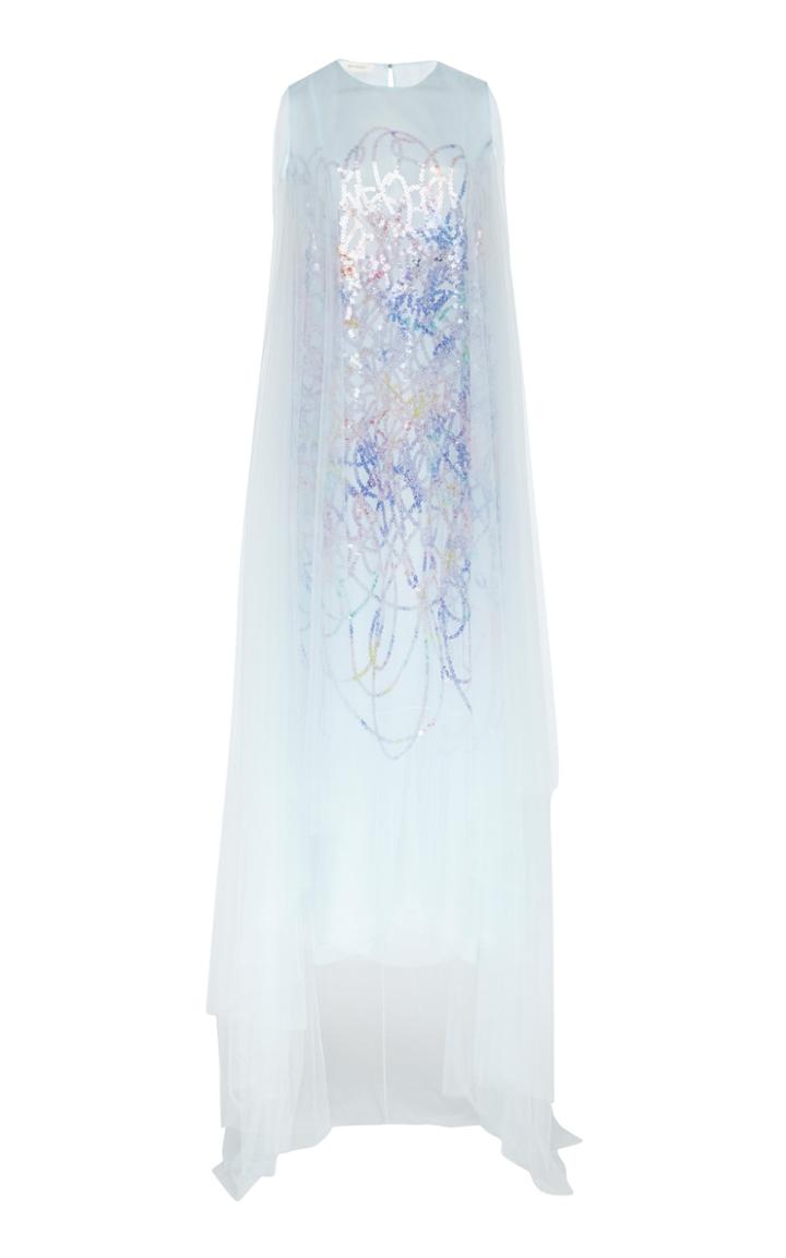 Delpozo Sequin-embroidered Tulle Dress