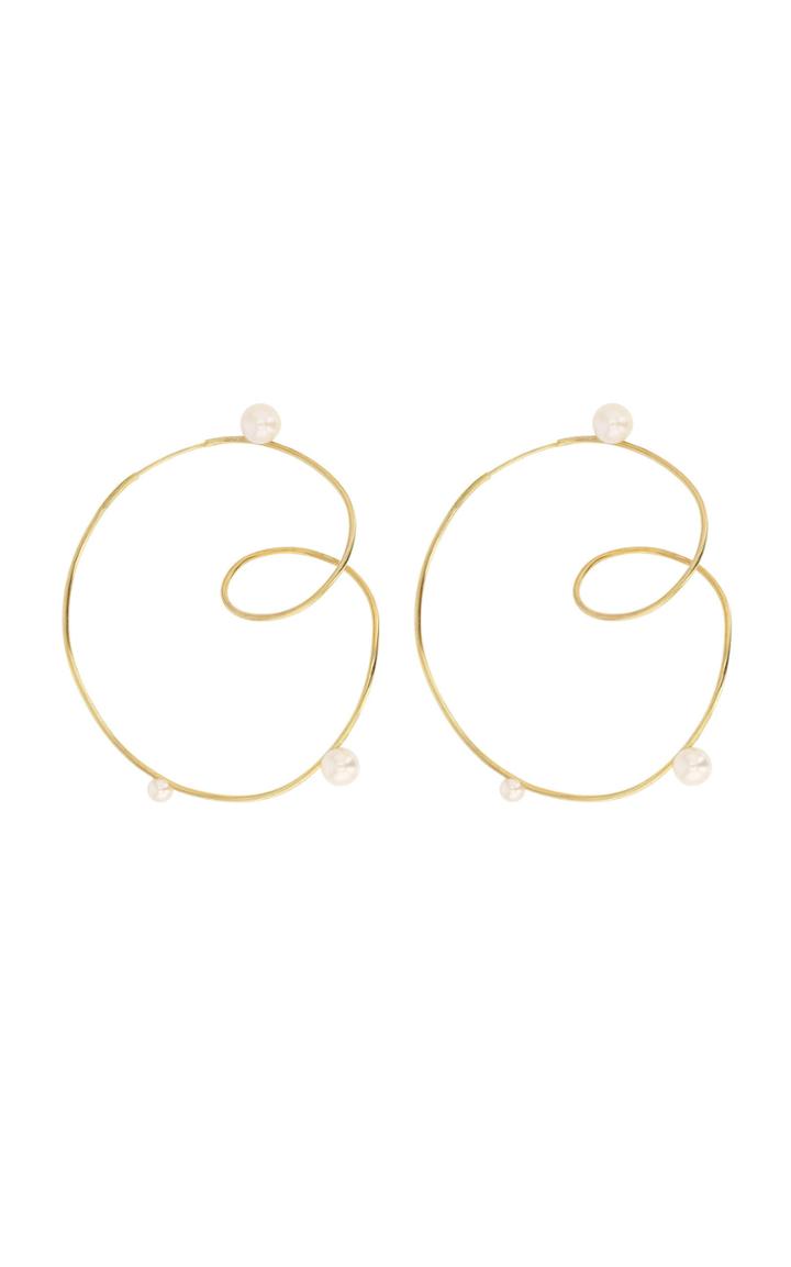 Sarah & Sebastian Large Buoy Hoops