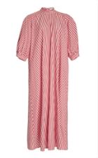 Moda Operandi Hanna Fiedler Alfonso Striped Cotton Dress
