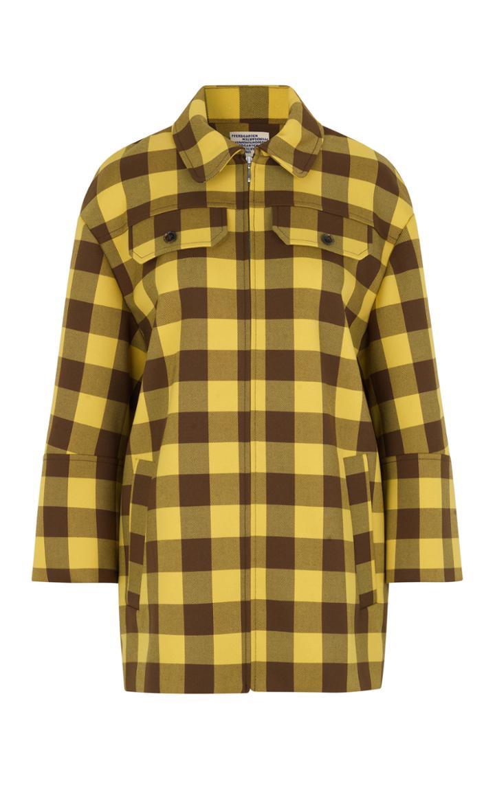 Moda Operandi Baum Und Pferdgarten Bethany Checked Cady Coat