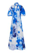 Carolina Herrera Printed Cotton-blend Maxi Dress