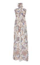 Alexis Falana High Low Printed Gown