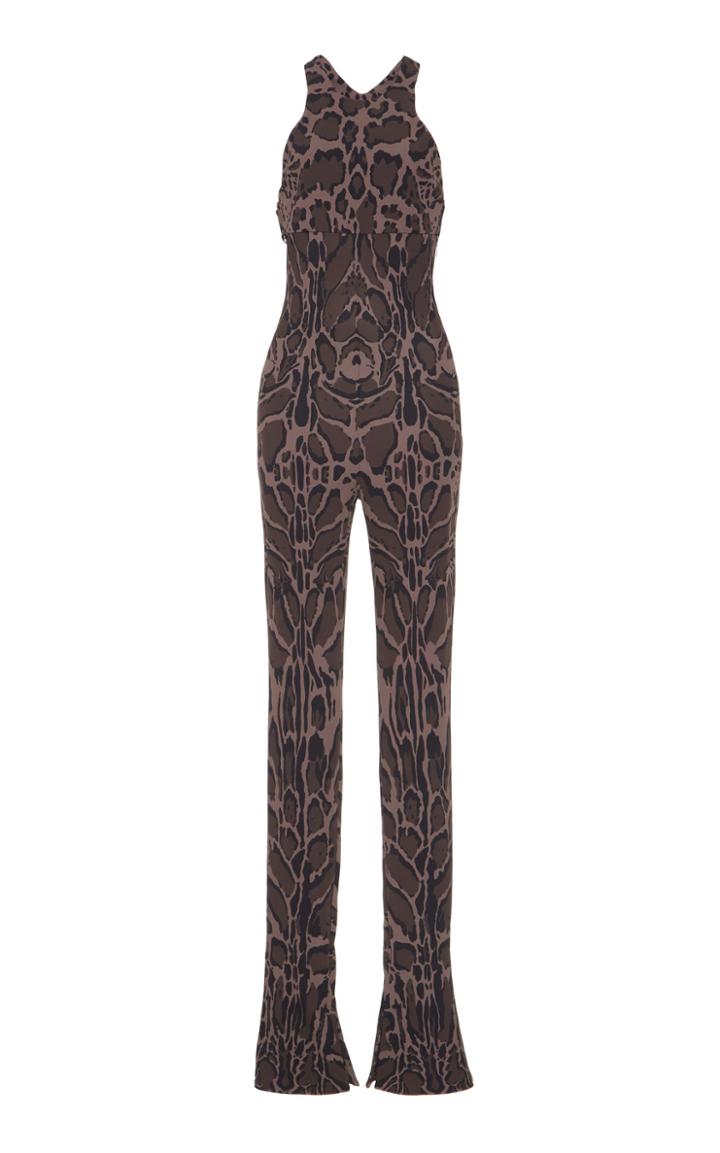 Roberto Cavalli Animal Print Jumpsuit