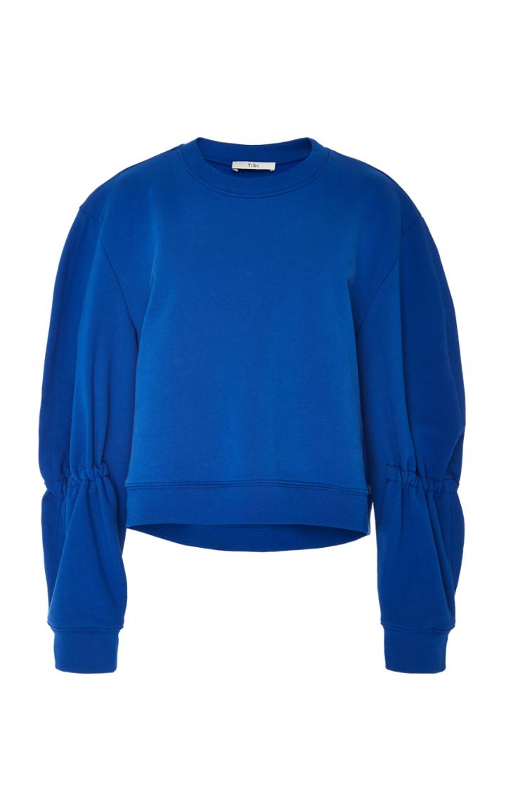 Tibi Sculpted Sleeve Sweatshirt