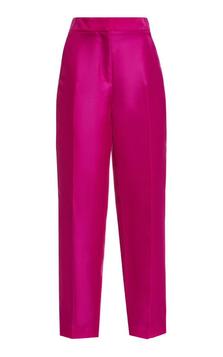 Claudia Li Silk Slouch Pant