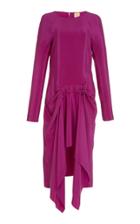 Pascal Millet Pleated Silk Dress