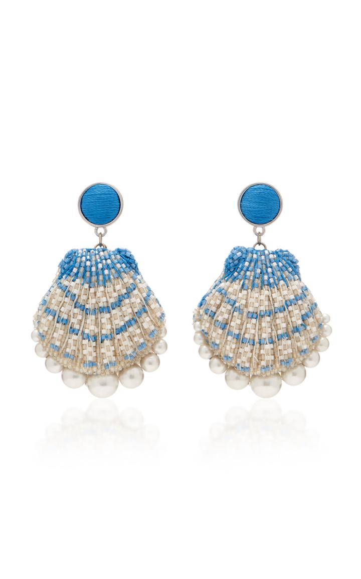 Mignonne Gavigan Ariel Beaded And Faux Pearl Earrings