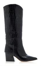 Tibi Logan Croc Boot
