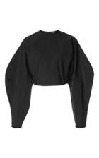 Ellery Euphoric Oversized Sleeve Crop Top