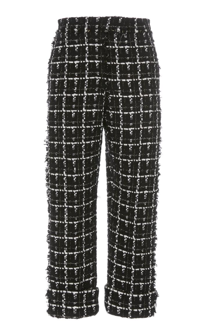 Thom Browne Tweed Checked Trousers