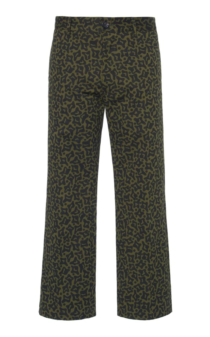 Marni Printed Cropped Trousers