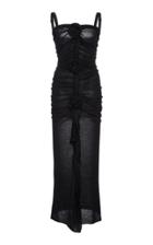 Moda Operandi Dolce & Gabbana Ruched Midi Jersey Dress