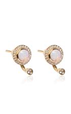 Pamela Love Gravitation Opal And White Diamond Earrings