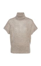 Brunello Cucinelli Metallic Wool-blend Turtleneck