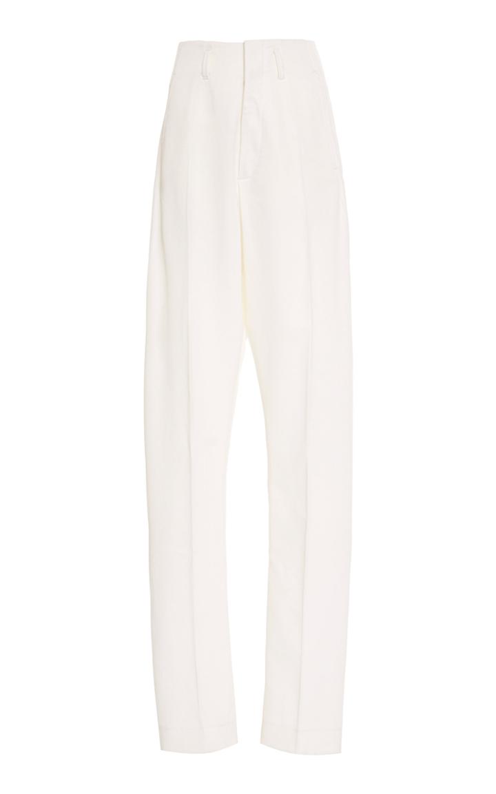 Isabel Marant Amaya Wool Straight-leg Pants