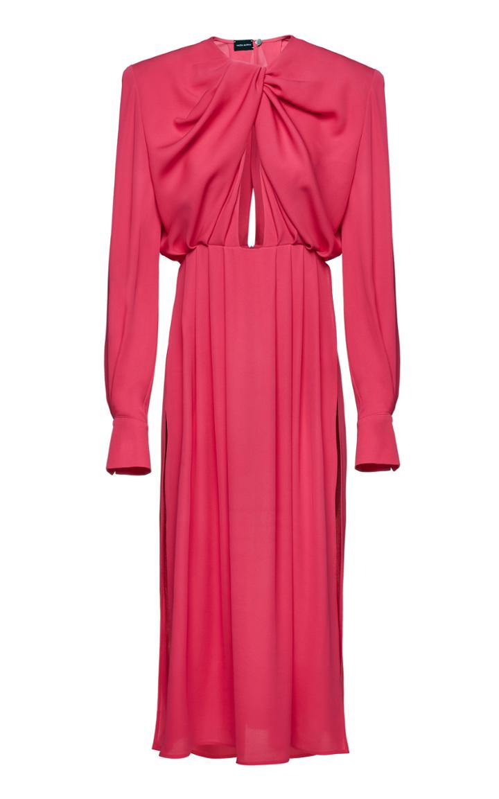 Moda Operandi Magda Butrym Cutout Silk Midi Dress