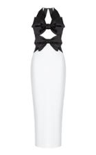Moda Operandi Rasario Bow-embellished Cutout Crepe Maxi Dress