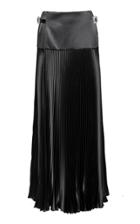 Alexandre Vauthier Pleated Silk-blend Maxi Skirt Size: 38