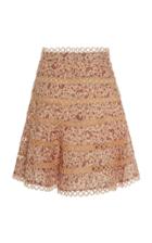 Zimmermann Juniper Paisley-print Flared Linen Skirt