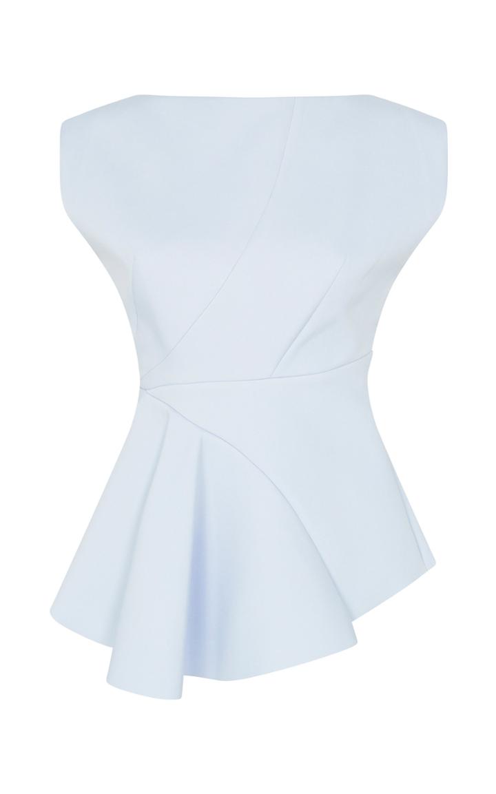 Rachel Gilbert Arden Twill Peplum Top Size: 1
