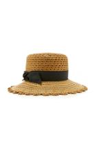 Eric Javits Montauk Grosgrain-trim Straw Hat