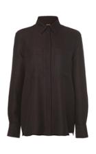 Adam Lippes Collared Button-front Blouse