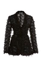 Moda Operandi Cecilie Bahnsen Kapri Floral-embellished Organza Blazer