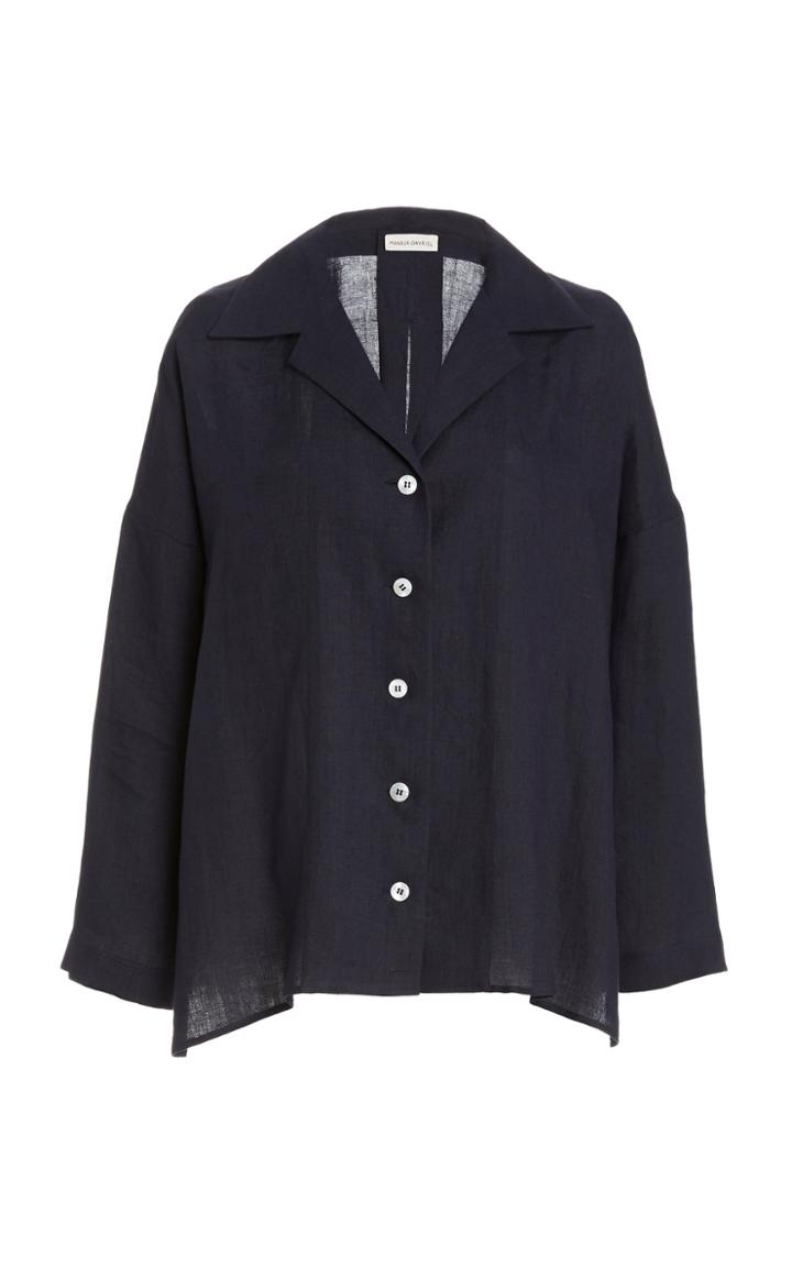 Mansur Gavriel Linen Pyjama Top