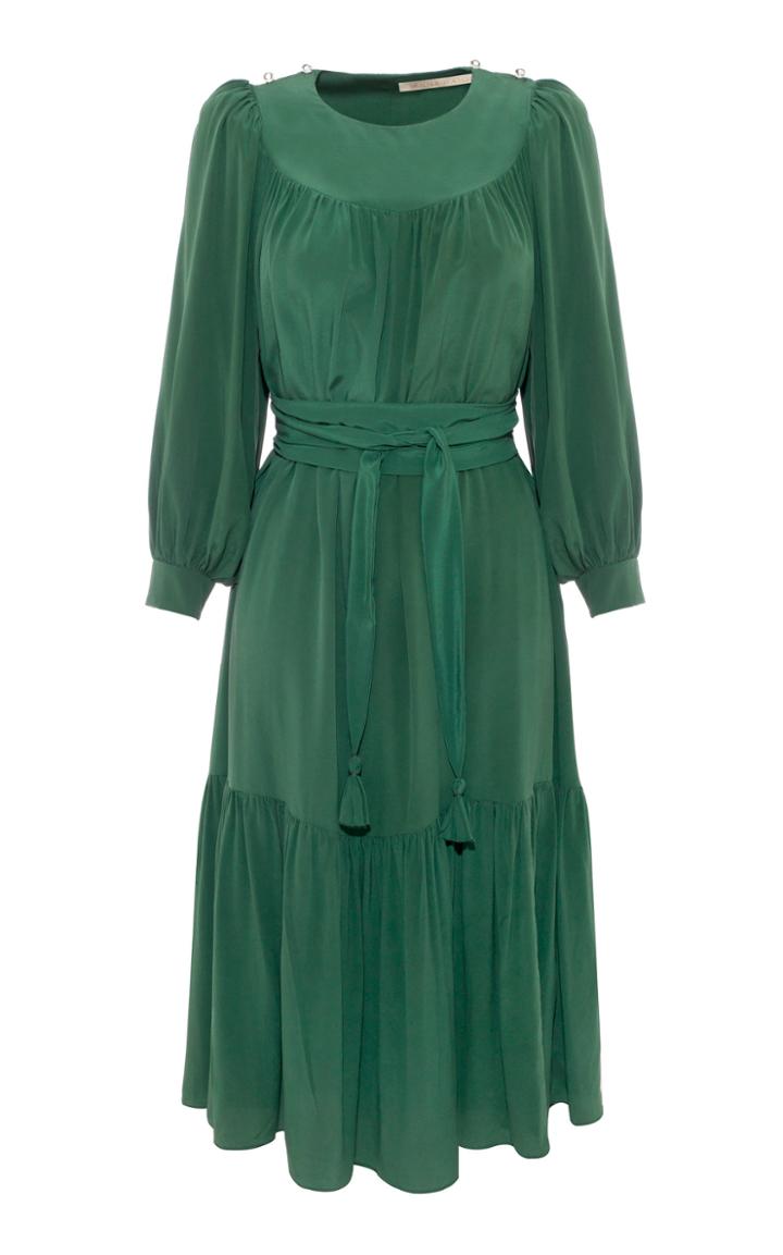 Anna Mason Sybel Silk Midi Dress