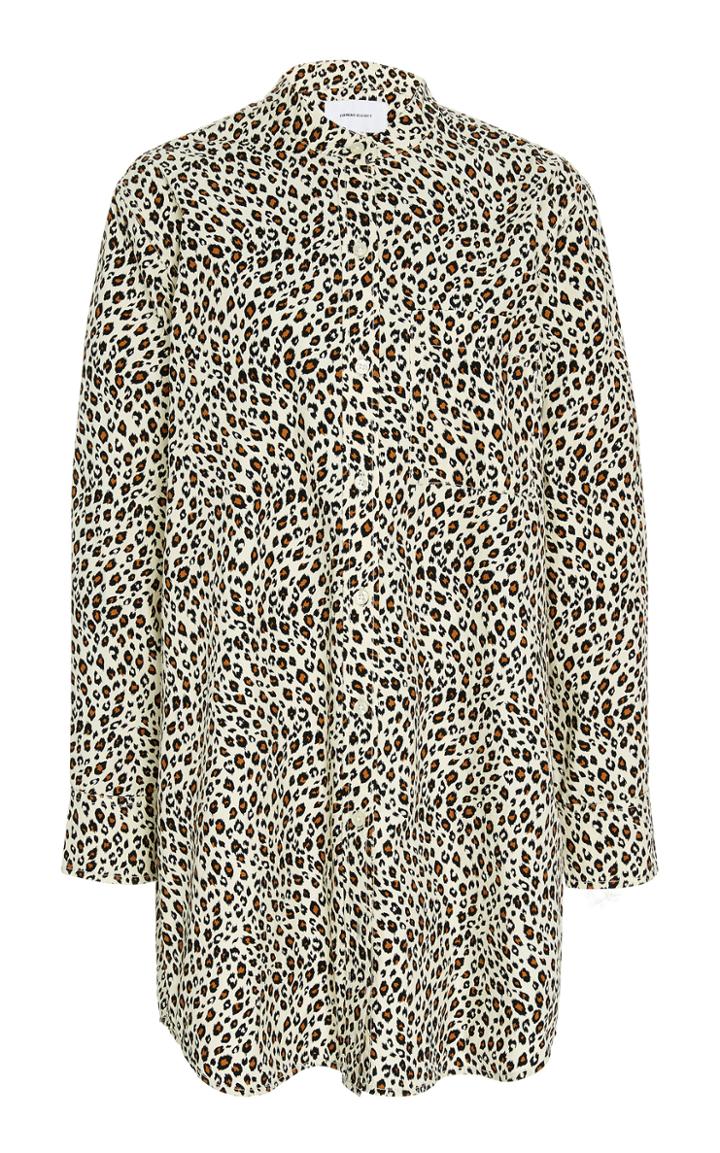Current/elliott Billie Cotton Printed Shirtdress