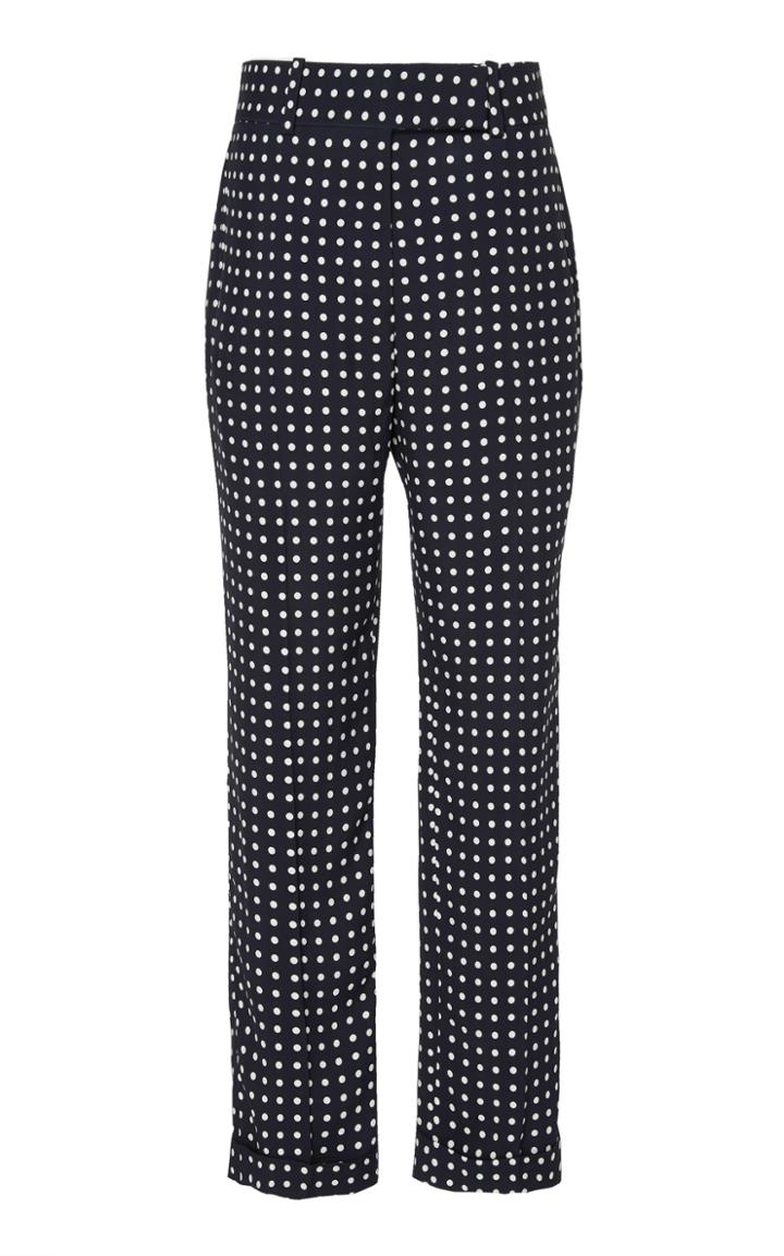Haider Ackermann Polka Dot Straight Leg Pant