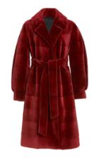Moda Operandi J. Mendel Belted Fur Wrap Coat