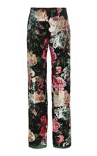 Richard Quinn Tulip Sequined Straight-leg Trousers