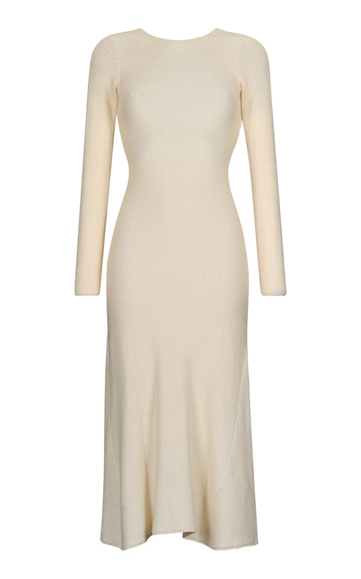 Moda Operandi Escvdo Blanca Open Back Cotton Dress