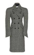 Olivier Theyskens Tanvi Double-breasted Checked Wool-mohair Coat
