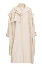 Babukhadia Button Deconstructed Stripe Trench Coat