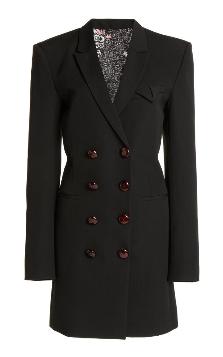Moda Operandi Paco Rabanne Doble-breasted Wool Blazer