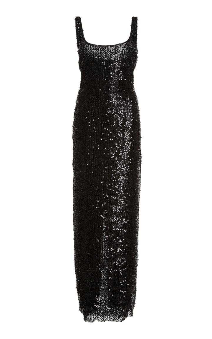 Moda Operandi Emilia Wickstead Basset Sequined Midi Dress