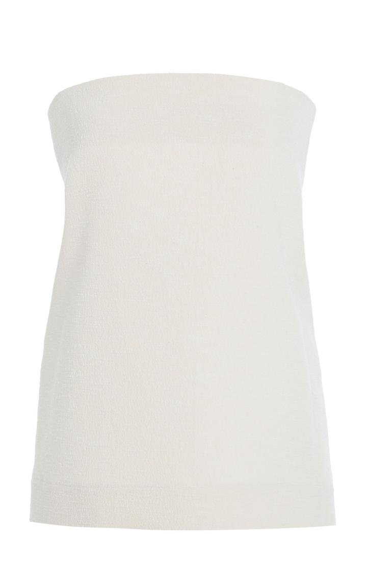 Jil Sander Lamont Open-back Cotton-blend Top