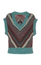 Moda Operandi Missoni Knit V-neck Wool-blend Top