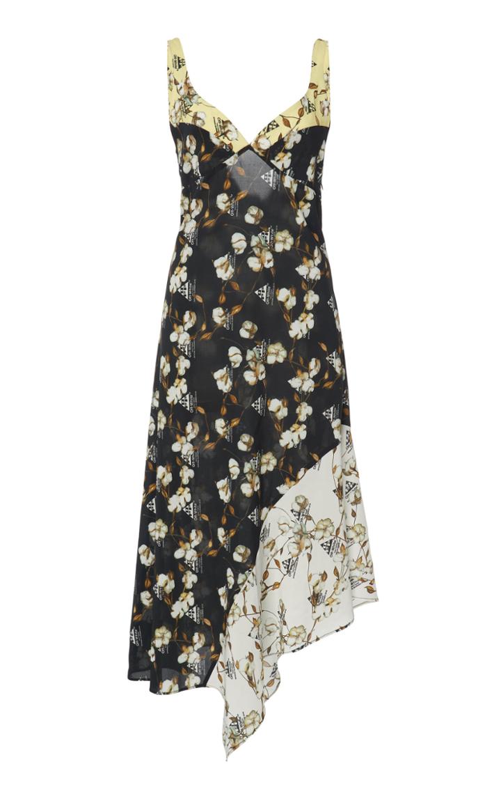Off-white C/o Virgil Abloh Crepe Love Dress