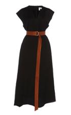 Partow Georgia Linen Sack Midi Dress