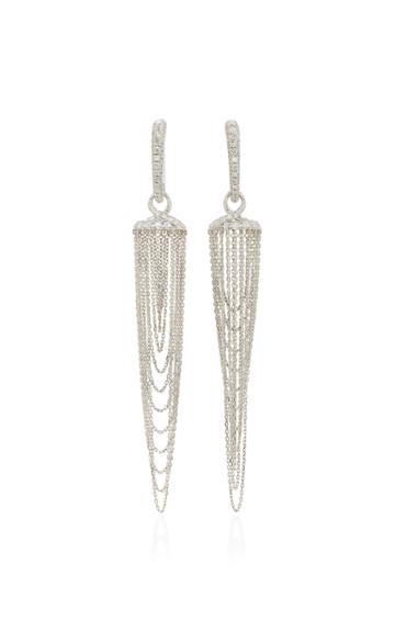 Qayten Happy Hours Coll White Gold Earrings