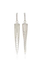 Qayten Happy Hours Coll White Gold Earrings