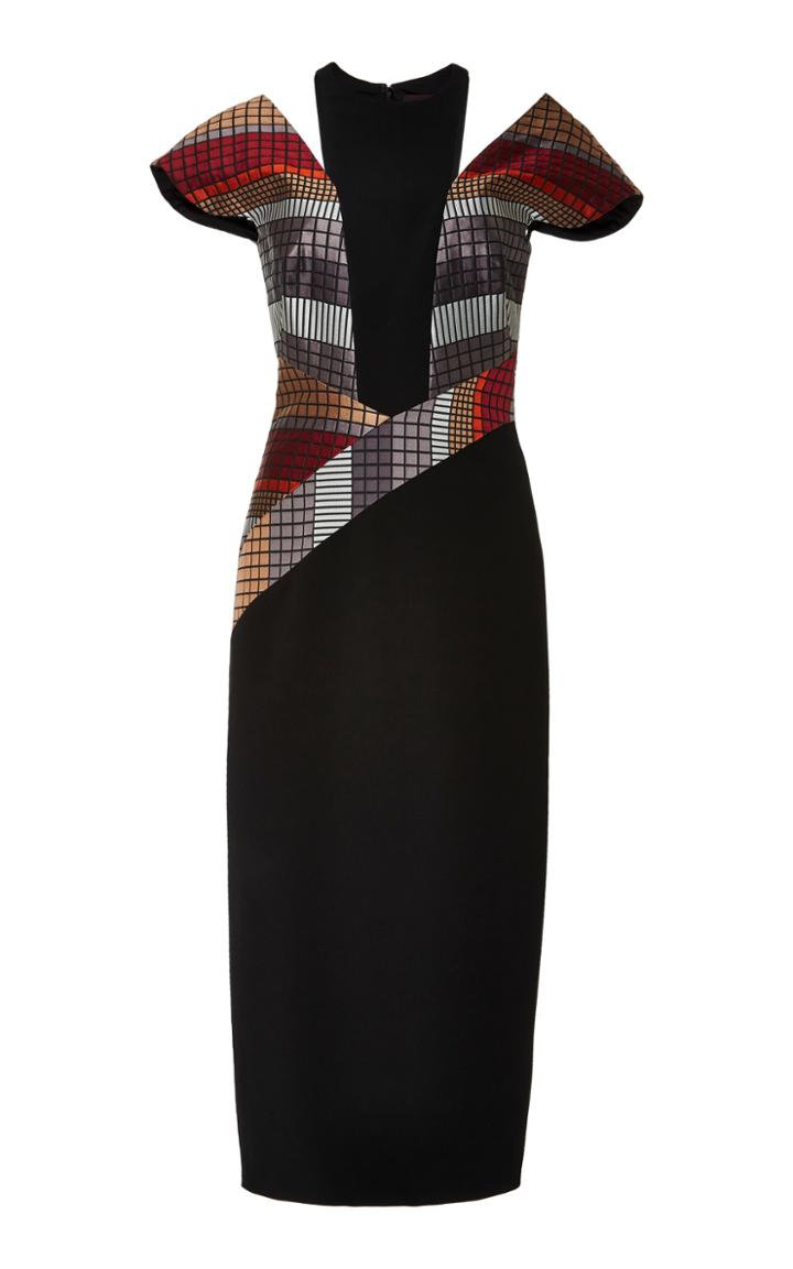 Bibhu Mohapatra Mosaic Detail Pencil Dress