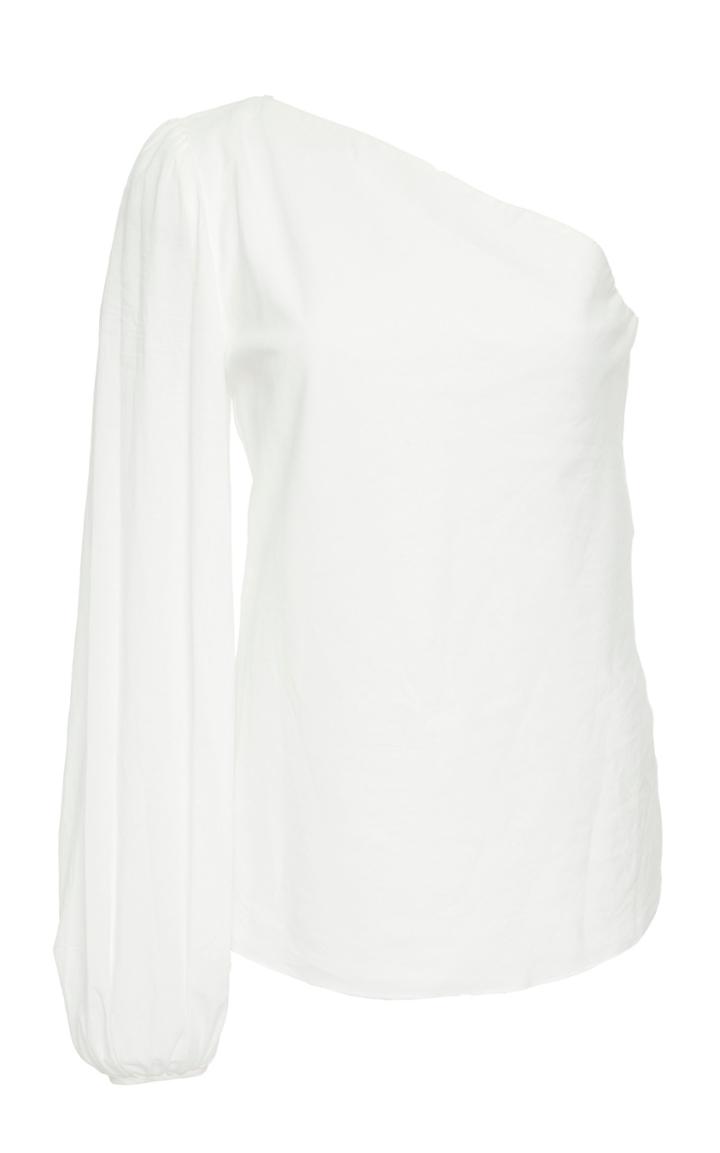 Markarian Maria One Shoulder Cotton Top