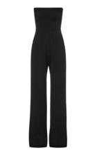 Alex Perry Mackenzie Strapless Satin Jumpsuit