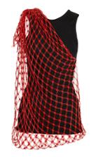 Christopher Esber Custom Mesh Overlay Top