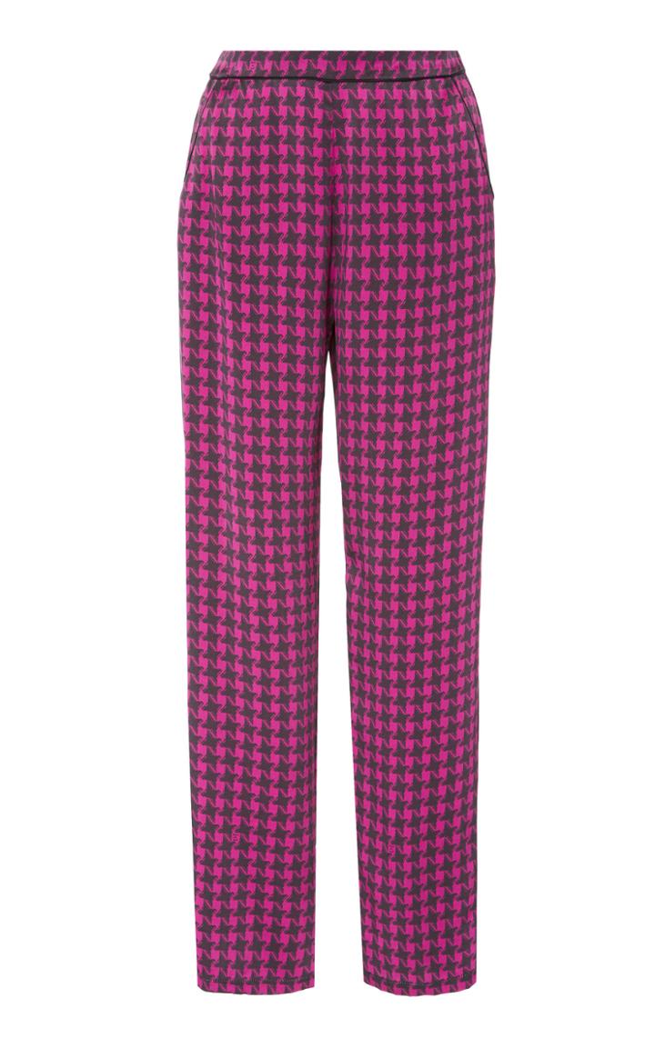 Fleur Du Mal Houndstooth High Waisted Pj Pant
