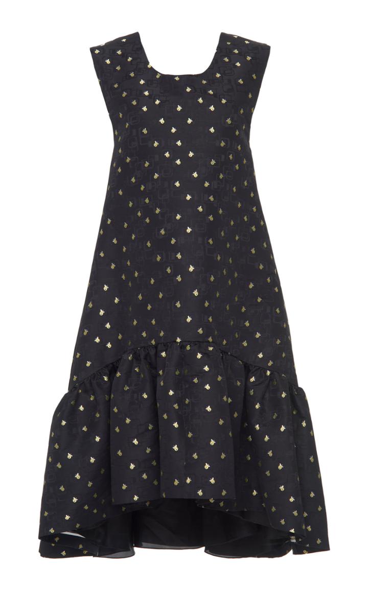 Rochas Otto Trapeze Print Dress